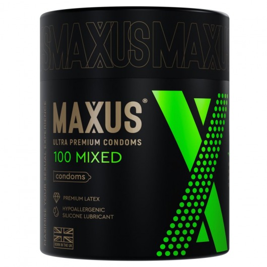 Презервативы MAXUS Mixed - 100 шт. - Maxus - купить с доставкой в Липецке