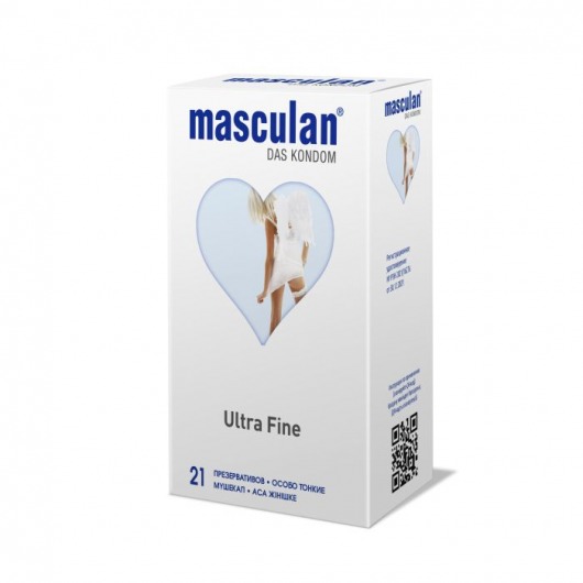Особо тонкие презервативы Masculan Ultra Fine - 21 шт. - Masculan - купить с доставкой в Липецке