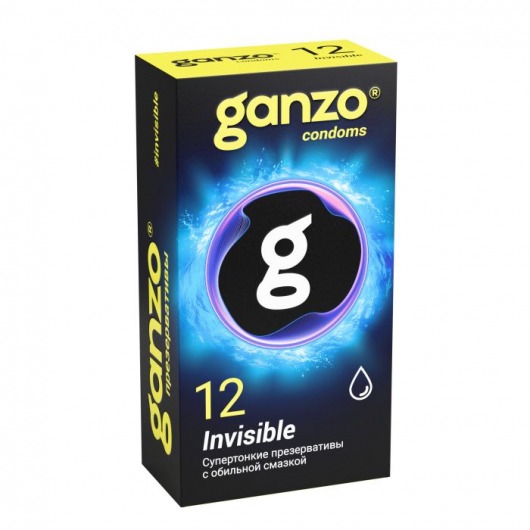 Супертонкие презервативы Ganzo Invisible - 12 шт. - Ganzo - купить с доставкой в Липецке