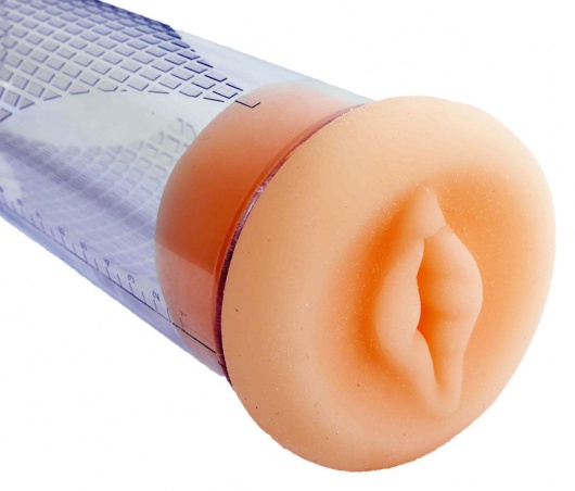 Телесный уплотнитель для вакуумной помпы в виде вагины - Boys of Toys - в Липецке купить с доставкой