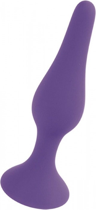 Фиолетовая анальная втулка Silcone Purple Plug Small - 10 см. - Boys of Toys в Липецке Фиолетовая анальная втулка Silcone Purple Plug Small - 10 см. - Boys of Toys