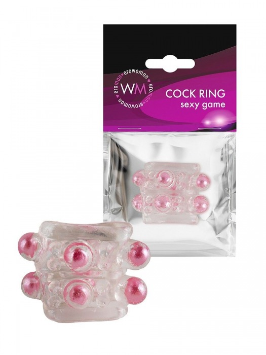 Прозрачная насадка на пенис с цветными шариками - Erowoman-Eroman - в Липецке купить с доставкой