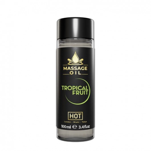 Массажное масло c ароматом тропических фруктов Massage Oil - 100 мл. - HOT - купить с доставкой в Липецке