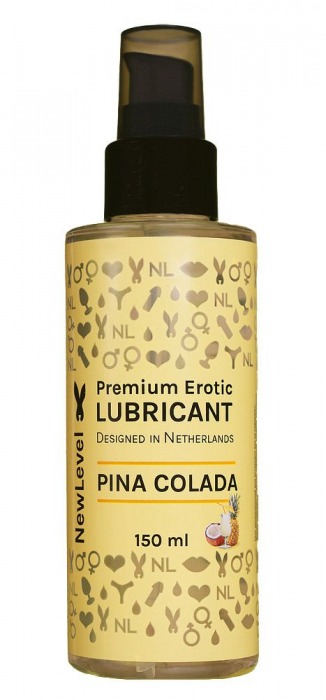 Ароматизированный лубрикант на водной основе NewLevel Pina Colada - 150 мл. - NewLevel - купить с доставкой в Липецке