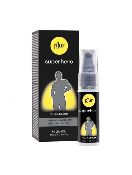 Пролонгатор-сыворотка pjur Superhero Delay Serum - 20 мл. - Pjur - купить с доставкой в Липецке