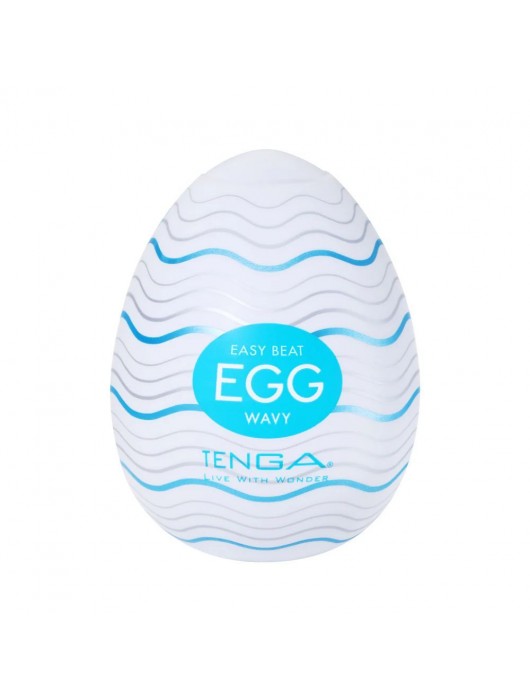 Мастурбатор-яйцо Tenga Egg Wavy - Tenga - в Липецке купить с доставкой