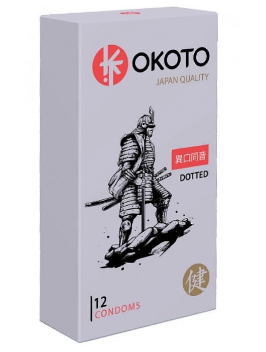 Точечные презервативы OKOTO Dotted - 12 шт. - Sitabella - купить с доставкой в Липецке