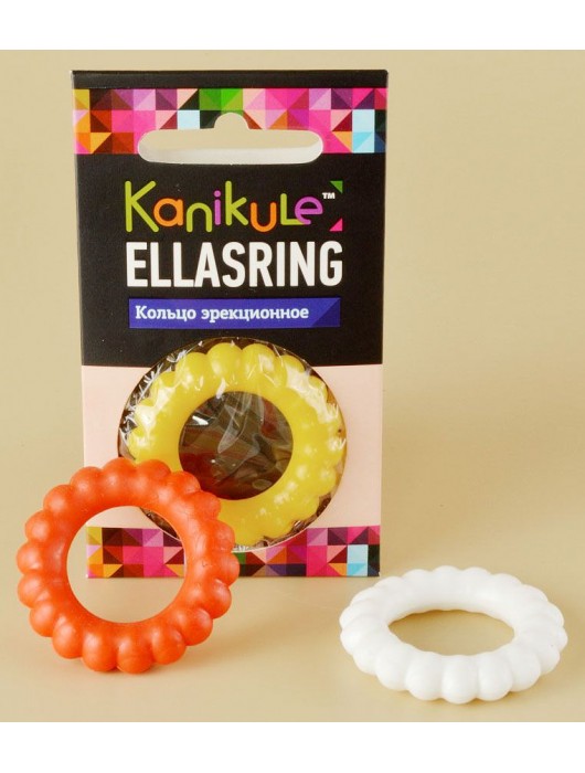 Цветное рельефное эрекционное кольцо Ellasring - Sitabella - в Липецке купить с доставкой
