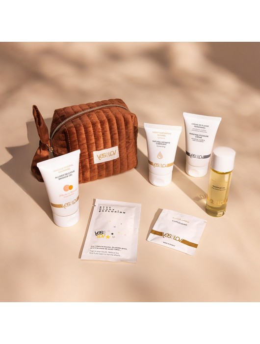 Набор YESforLOV La Trousse Enchantée в коричневой косметичке - YESforLOV - купить с доставкой в Липецке