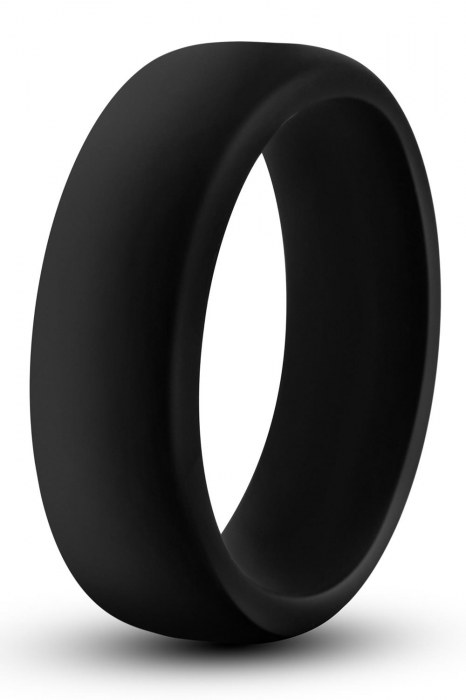 Черное эрекционное кольцо Silicone Go Pro Cock Ring - Blush Novelties - в Липецке купить с доставкой