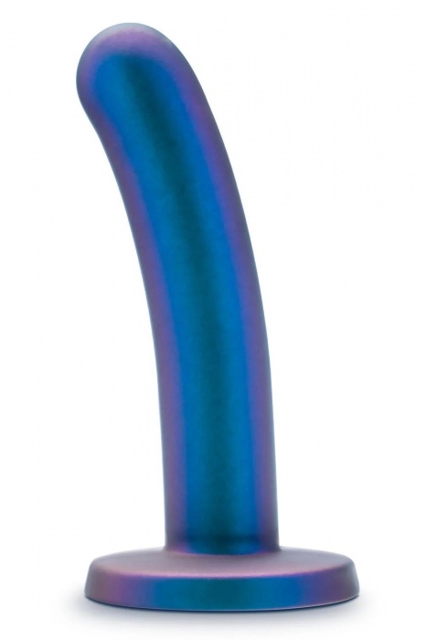 Синяя насадка с гладкой поверхностью Surrender 5.75 Inch Intermediate Pegging Dildo - 14,6 см. - Blush Novelties - купить с доставкой в Липецке