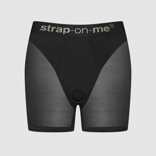 Трусики-шорты для фиксации насадок Strap-on-me Harness Lingerie Halo - size XS - Strap-on-me - купить с доставкой в Липецке