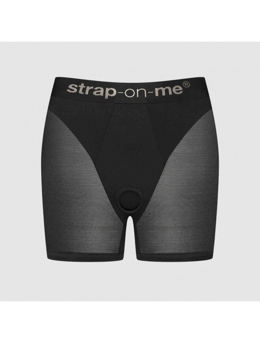 Трусики-шорты для фиксации насадок Strap-on-me Harness Lingerie Halo - size S - Strap-on-me - купить с доставкой в Липецке