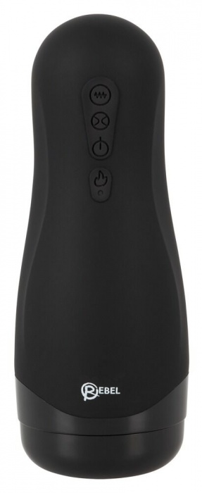 Черный вибромастурбатор с подогревом Masturbator with 3 Functions - Orion - в Липецке купить с доставкой