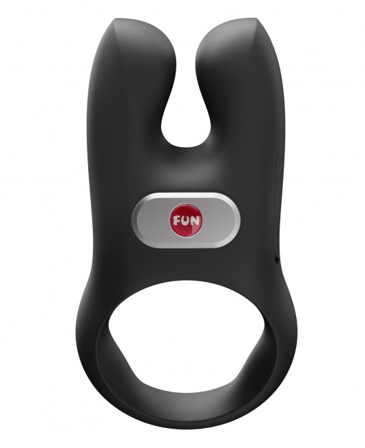 Черное эрекционное виброкольцо Nos - Fun Factory - в Липецке купить с доставкой