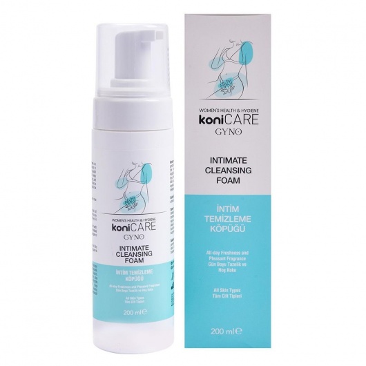 Пенка для интимной гигиены Konicare Gyno Intimate Cleasing Foam - 200 мл. - JoyDrops - купить с доставкой в Липецке