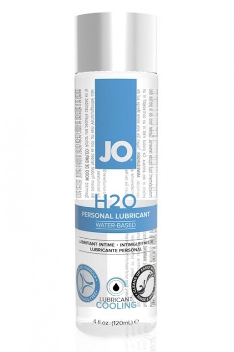 Охлаждающий лубрикант на водной основе JO Personal Lubricant H2O COOLING - 120 мл. - System JO - купить с доставкой в Липецке