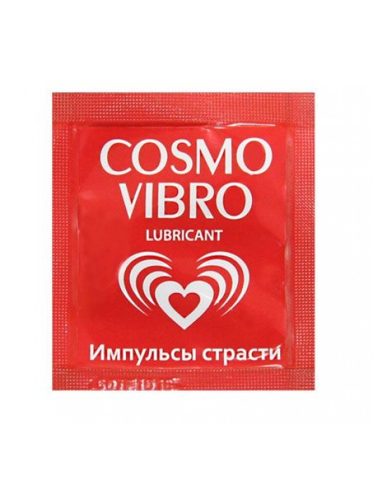 Пробник женского стимулирующего лубриканта на силиконовой основе Cosmo Vibro - 3 гр. - Биоритм - купить с доставкой в Липецке