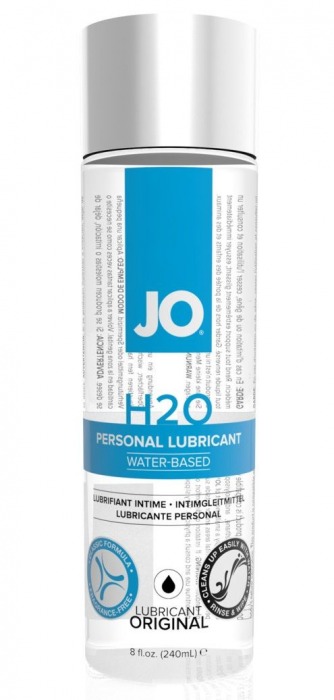 Нейтральный лубрикант на водной основе JO Personal Lubricant H2O - 240 мл. - System JO - купить с доставкой в Липецке