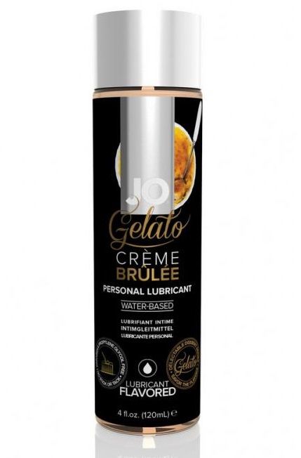 Лубрикант с ароматом крем-брюле JO GELATO CREME BRULEE - 120 мл. - System JO - купить с доставкой в Липецке