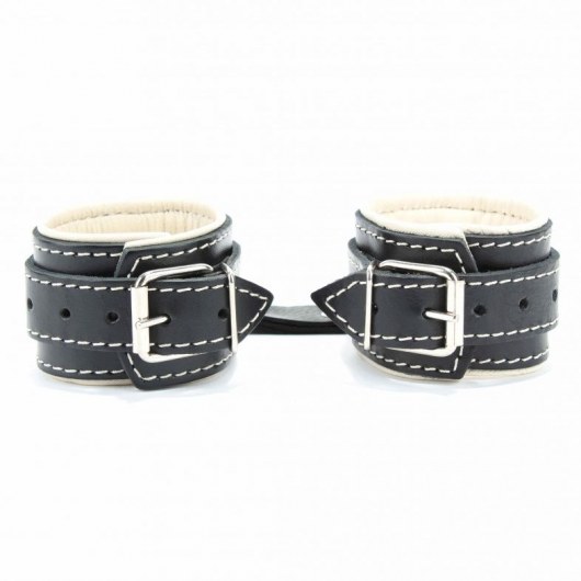 Оковы на ноги со светлым подкладом - БДСМ Арсенал - купить с доставкой в Липецке