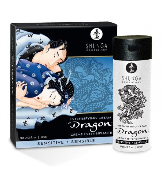 Интимный мужской крем SHUNGA DRAGON SENSITIVE - 60 мл. - Shunga - купить с доставкой в Липецке