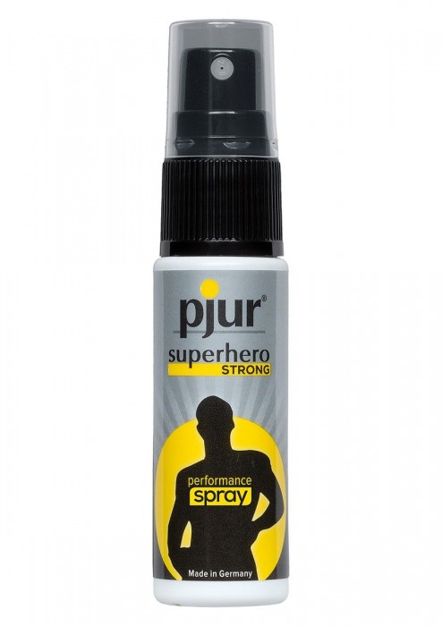 Спрей-пролонгатор длительного действия pjur SUPERHERO Strong Spray - 20 мл. - Pjur - купить с доставкой в Липецке