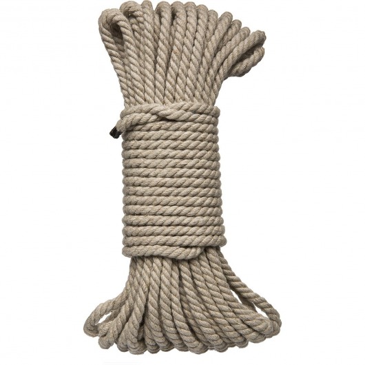 Бондажная пеньковая верёвка Kink Bind   Tie Hemp Bondage Rope 50 Ft - 15 м. - Doc Johnson - купить с доставкой в Липецке