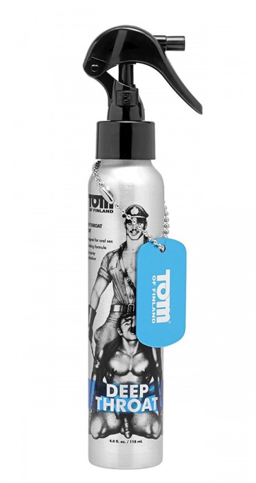 Спрей для лёгкого проникновения во время орального секса Tom of Finland Deep Throat Spray - 118 мл. - Доминирующее кольцо - купить с доставкой в Липецке