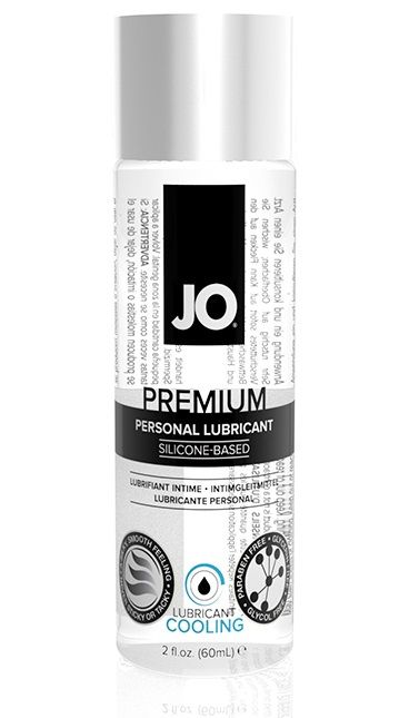 Охлаждающий лубрикант на силиконовой основе JO Personal Premium Lubricant Cooling - 60 мл. - System JO - купить с доставкой в Липецке