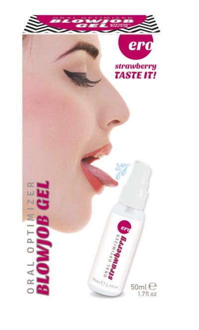 Увлажняющий гель для орального секса с ароматом клубники - 50 мл. - Ero - купить с доставкой в Липецке