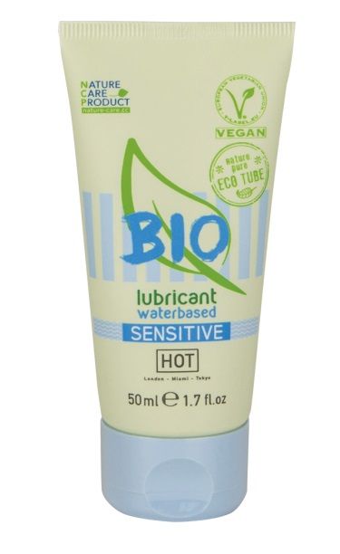 Органический лубрикант для чувствительной кожи Bio Sensitive - 50 мл. - HOT - купить с доставкой в Липецке