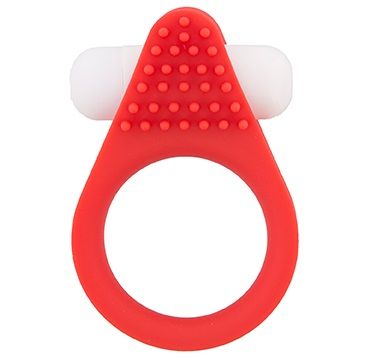 Красное эрекционное кольцо LIT-UP SILICONE STIMU RING 1 RED - Dream Toys - в Липецке купить с доставкой