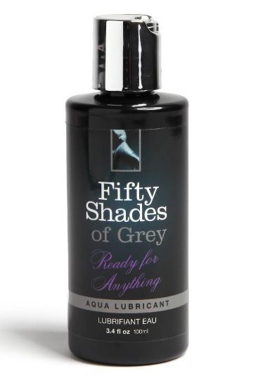 Лубрикант на водной основе Ready for Anything Aqua Lubricant - 100 мл. - Fifty Shades of Grey - купить с доставкой в Липецке