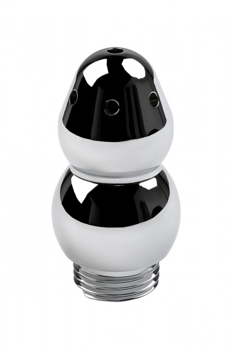 Металлический анальный душ с тремя насадками - ToyFa - купить с доставкой в Липецке