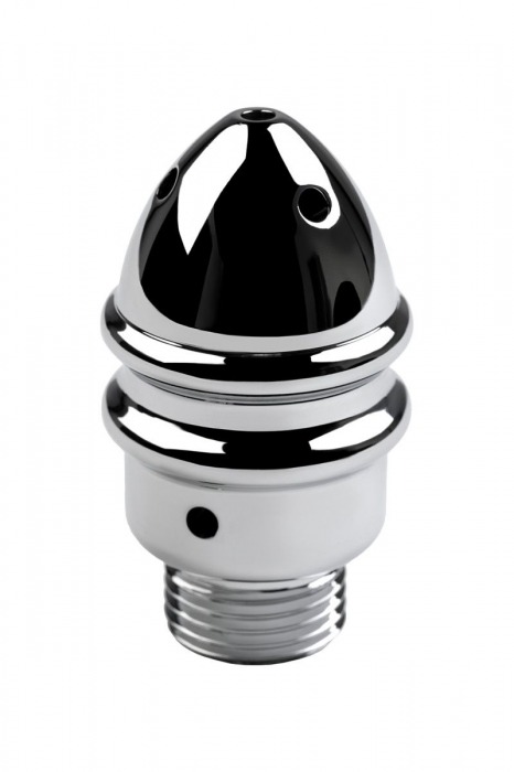 Металлический анальный душ с тремя насадками - ToyFa - купить с доставкой в Липецке