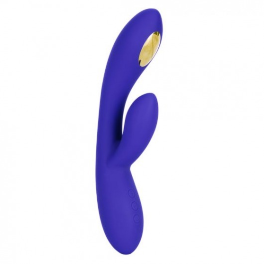 Фиолетовый вибратор с функцией электростимуляции Intimate E-Stimulator Dual Wand - 21,5 см. - California Exotic Novelties - купить с доставкой в Липецке