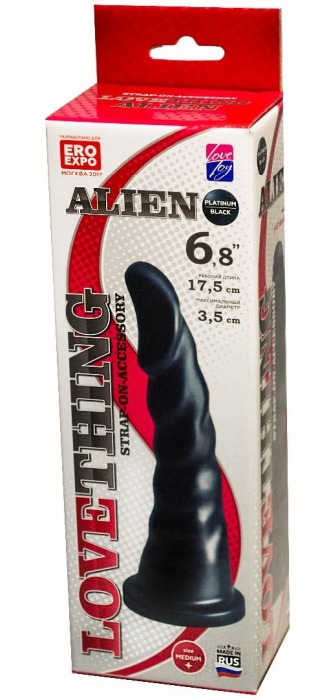 Насадка для трусиков харнесс Alien - 17,5 см. - LOVETOY (А-Полимер) - купить с доставкой в Липецке