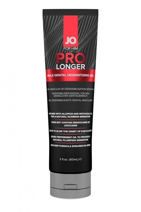 Гель-пролонгатор умеренного действия для мужчин JO Prolonger Gel – 60 мл. - System JO - купить с доставкой в Липецке