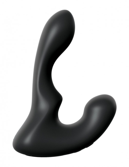 Черный анальный вибростимулятор P-Spot Milker - 14 см. - Pipedream - в Липецке купить с доставкой
