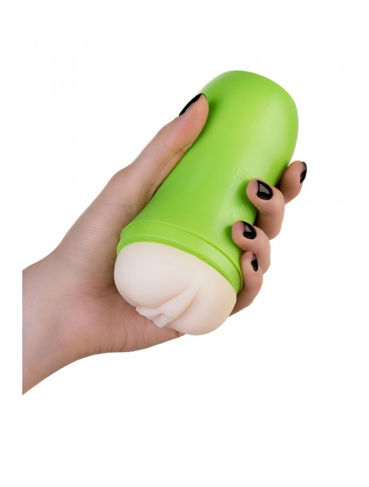 Мастурбатор-вагина A-Toys в зеленой колбе - A-toys - в Липецке купить с доставкой