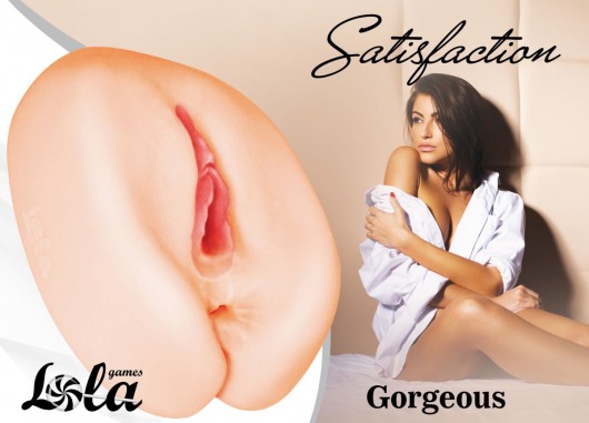 Мастурбатор с 2 тоннелями Satisfaction Gorgeous - Lola Games - в Липецке купить с доставкой