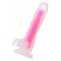 Прозрачно-розовый фаллоимитатор, светящийся в темноте, Clark Glow - 22 см. - ToyFa купить с доставкой в интернет-магазине Orgasmix в Липецке Прозрачно-розовый фаллоимитатор, светящийся в темноте, Clark Glow - 22 см. - ToyFa
