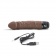 Коричневый вибратор-реалистик 6.5 Girthy Realistic Vibrator - 19 см. - PowerCocks купить в Липецке с доставкой в Orgasmix.ru Коричневый вибратор-реалистик 6.5 Girthy Realistic Vibrator - 19 см. - PowerCocks