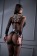 Коричневый ошейник Sex Game с поводком - БДСМ Арсенал - купить с доставкой в Липецке