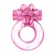 Розовое эрекционное виброкольцо с кошкой на вибропуле - Baile - в Липецке купить с доставкой