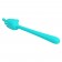 Аквамариновый гибкий вибратор - 14,2 см. - Baile купить в Липецке с доставкой в Orgasmix.ru Аквамариновый гибкий вибратор - 14,2 см. - Baile