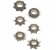 Набор из 6 дымчатых эрекционных колец MENZSTUFF 6PC STRECHEABLE RING SET - Dream Toys - в Липецке купить с доставкой